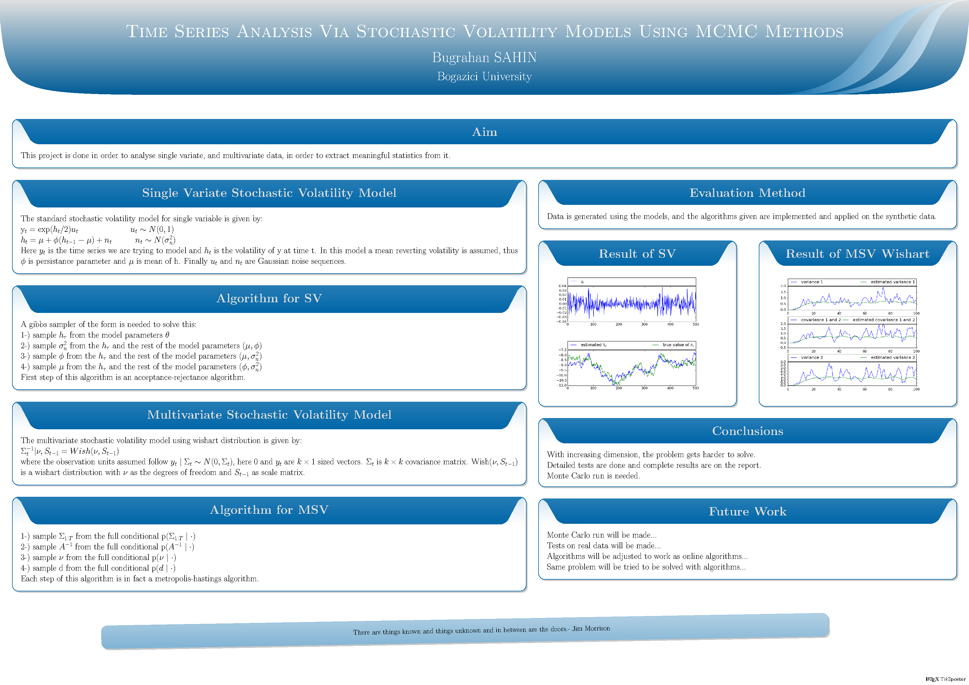 Complete result. Stochastic processes logo. What is Final year Report.